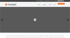 Desktop Screenshot of firelightfoundation.org